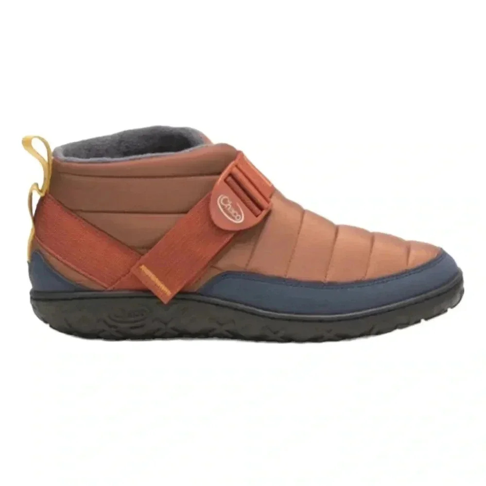 NEW Chaco Ramble Linear Puff Slippers Men's in Blocked Brown Snow Boots